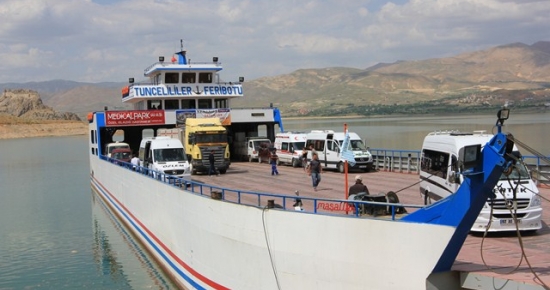 Pertek-Elazığ Feribot Saatleri değişti