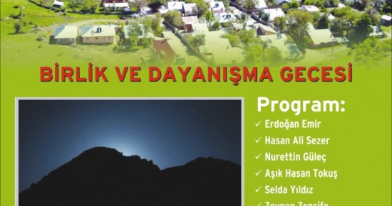 Pülümürlüler Dayanışma Gecesi düzenleyecek