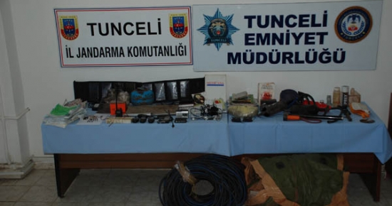 Tunceli’de MKP ve PKK’ya operasyon