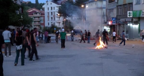 Tunceli'de Olaylı Gezi Parkı Protestosu