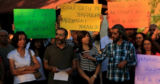 Tunceli'de Gole Çetu Protestosu