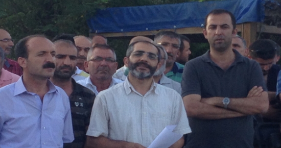 Tunceli’de Roj Tv Protestosu