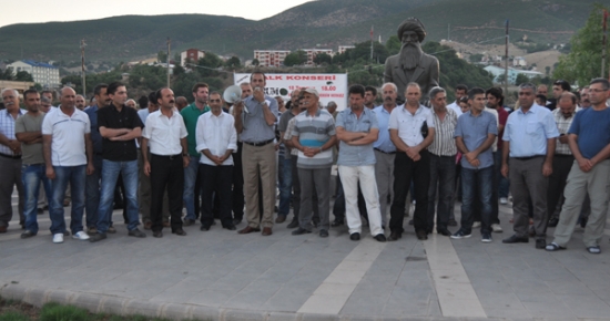 Tunceli’de Gezi protestosu