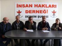 İHD Dersim Şubesinde açlık grevi açıklaması