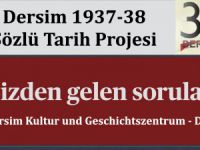 Dersim 1937 - 38 Sözlü Tarih Projesi Komitesi’nden açıklama