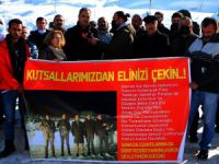 Nazımiye Kaymakamı protesto edildi