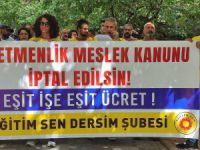 Dersim Eğitim-Sen: Öğretmenlik Meslek Kanunu iptal edilmelidir!