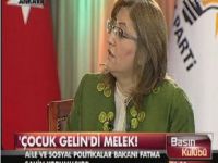 Bakan Fatma Şahin Basın Kulübü'nde